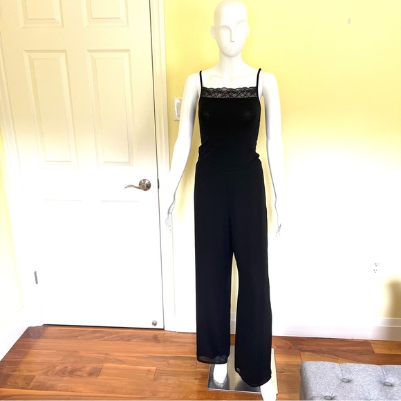 Black light and soft viscose pants loose summer coctail style loose pants US 10 - Picture 5 of 13